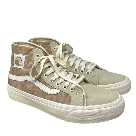 VANS Sk8-Hi 38 Decon Shoe Sand Canvas Men's Size Sneakers Skate VN0A4BX62ZA - Picture 2 of 9